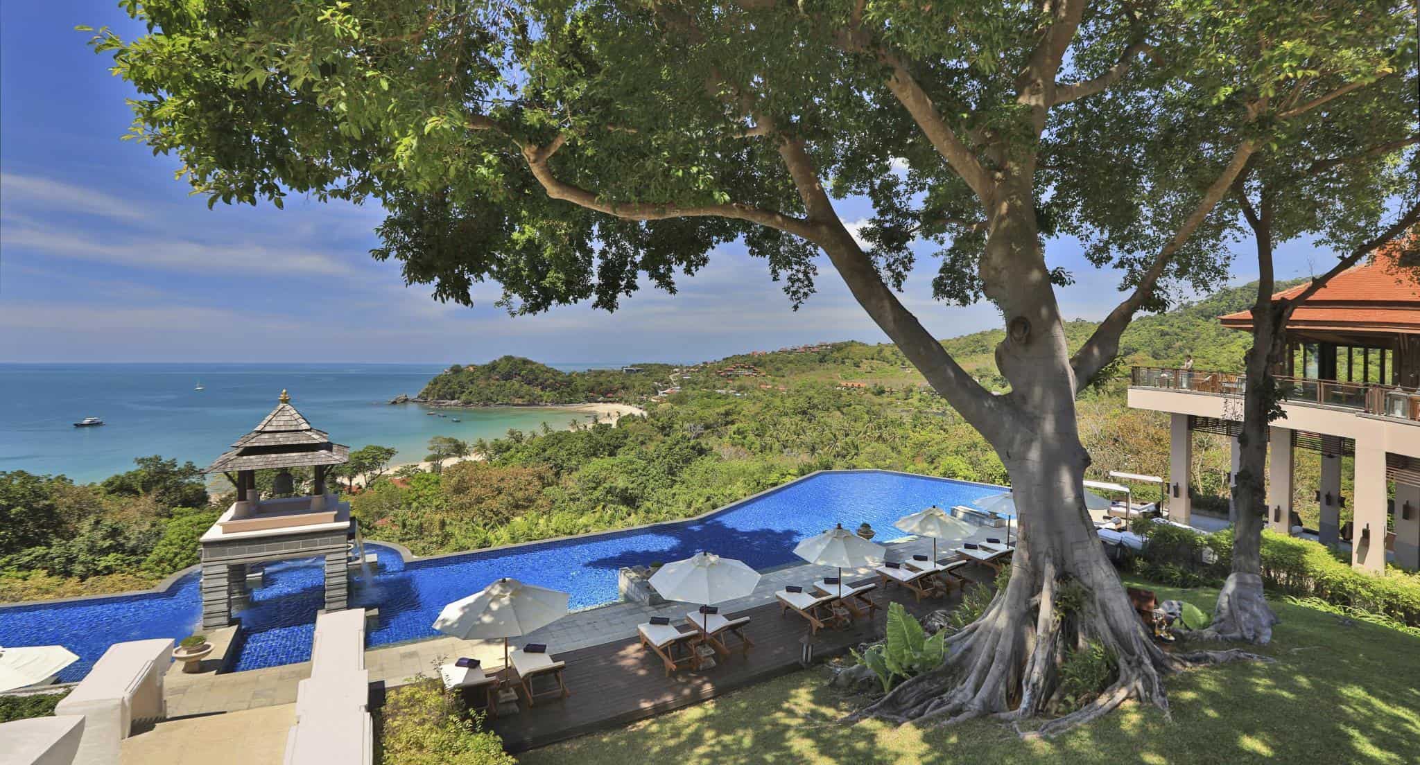 Luxury hillside villa at Pimalai Resort overlooking the crystal-clear waters of Kan Tiang Bay